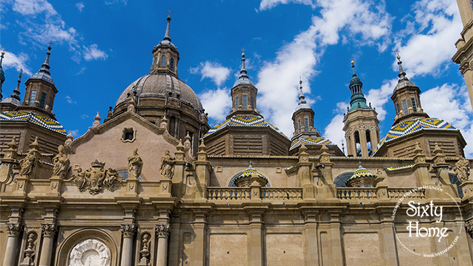 Vivir en Zaragoza: la información más relevante sobre la provincia 6 Imagen de la fachada de la Basílica del Pilar.