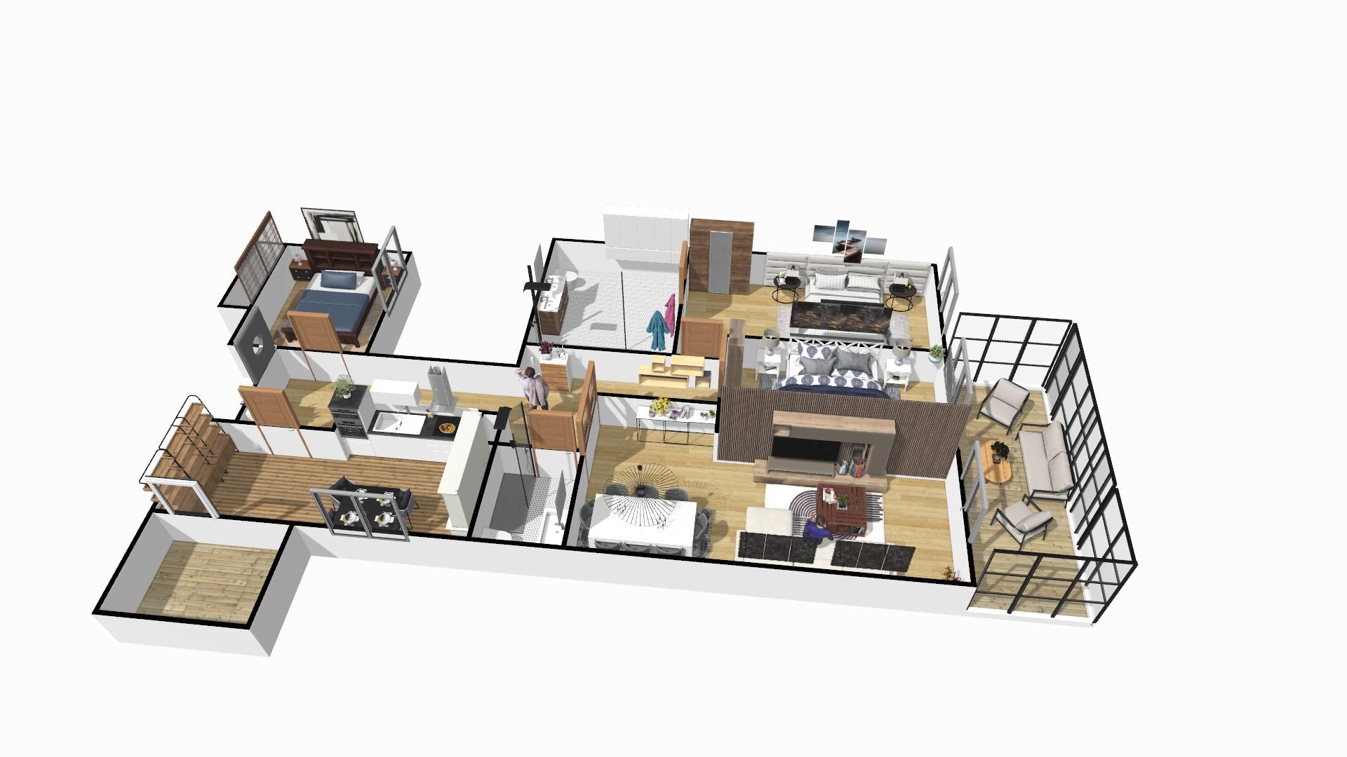 Piso con 0 en el centro de Centro