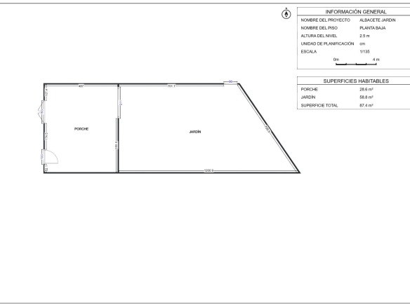 Adosado con vistas despejadas en Isso