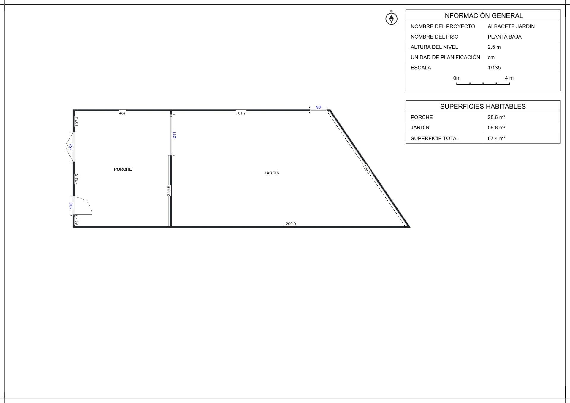 Adosado con vistas despejadas en Isso