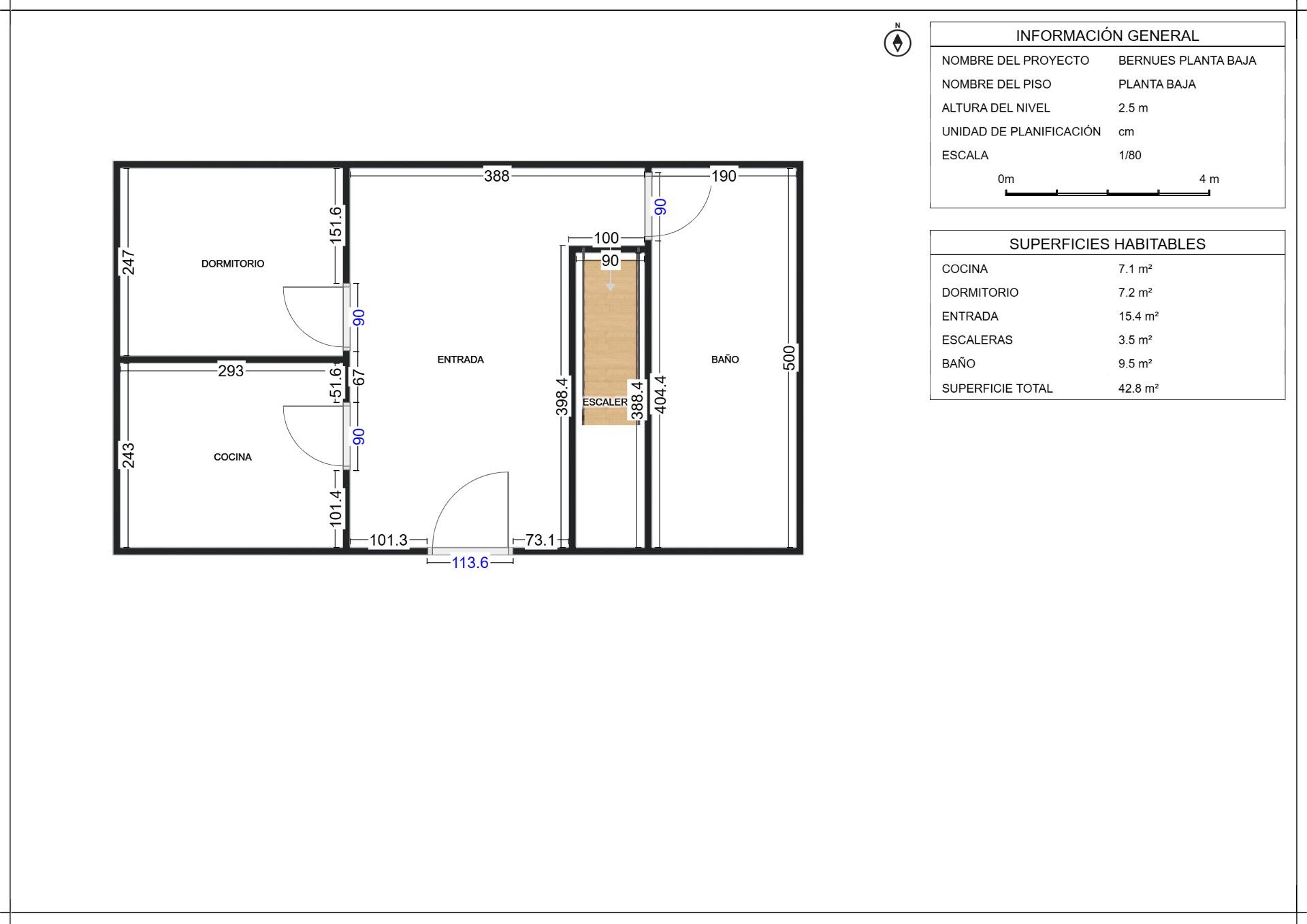 Casa en Jaca con excelente ubicación en Poblaciones sur