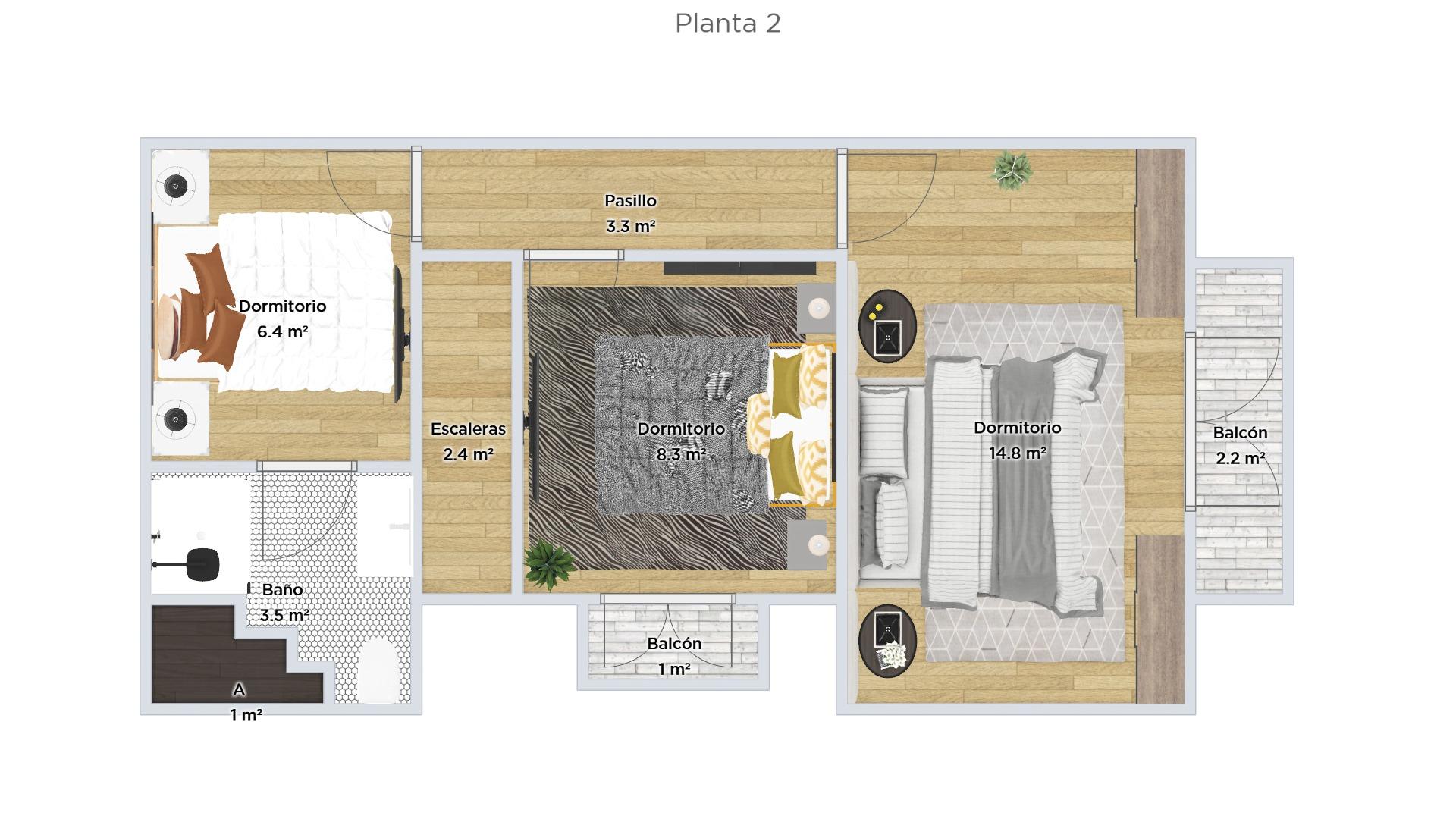 Casa con acabados modernos en Poblaciones sur