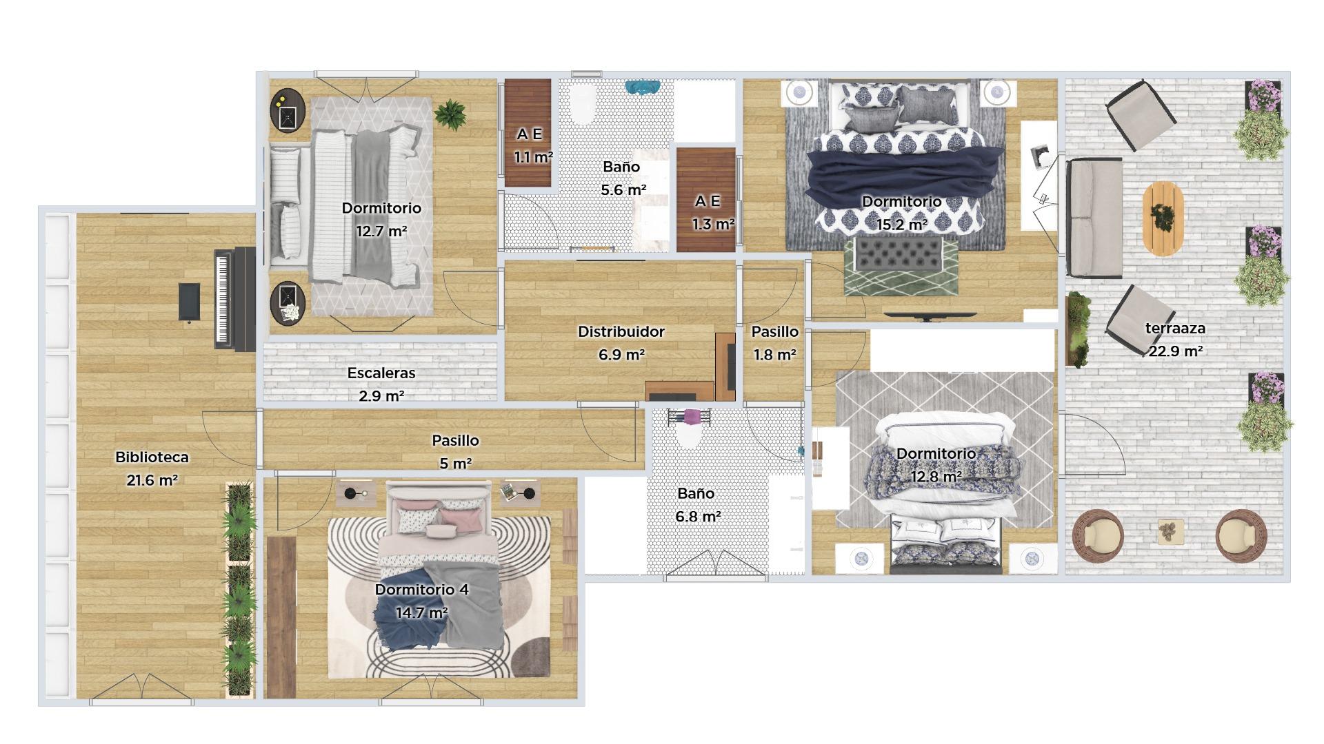 Chalet exclusivo en Centro y Cadrete