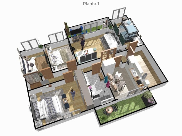 Chalet con acabados modernos en Angues