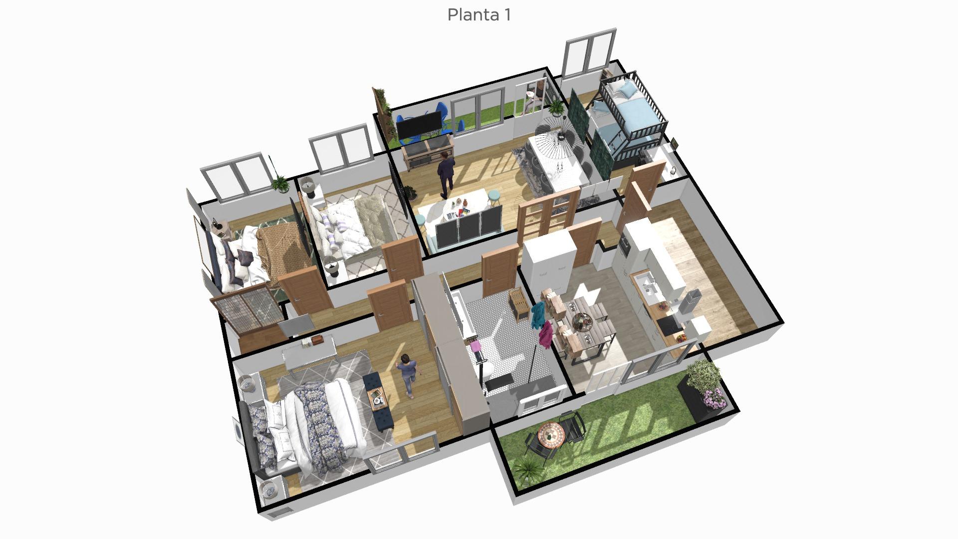 Chalet con acabados modernos en Angues
