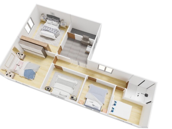 Casa con acabados modernos en Centro del pueblo
